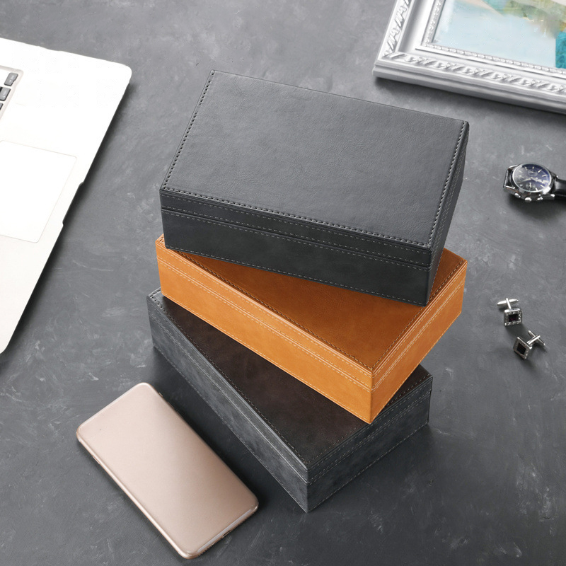 Car Key Signal Blocker - Crazy Horse Pattern Car Key Box