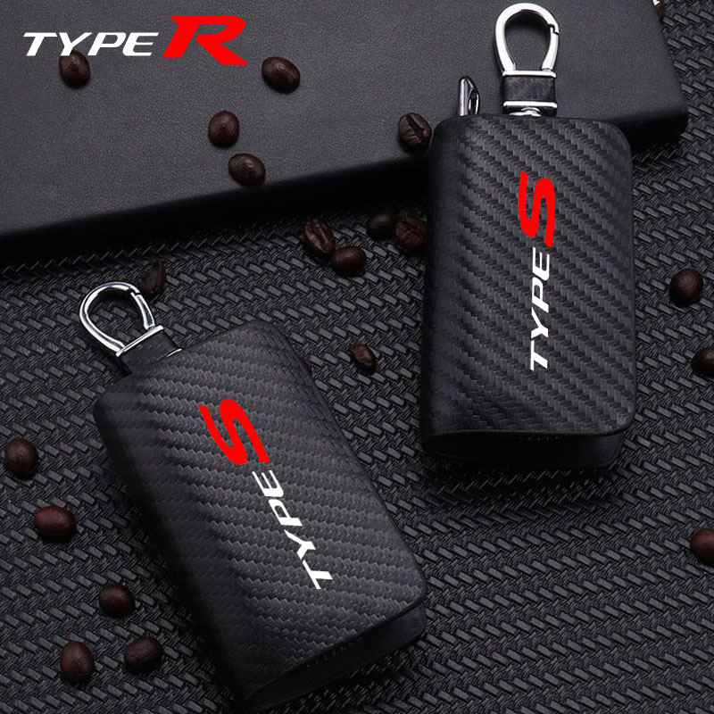 Car Key Signal Blocker - Carbon Fiber Car Key Chain Holder