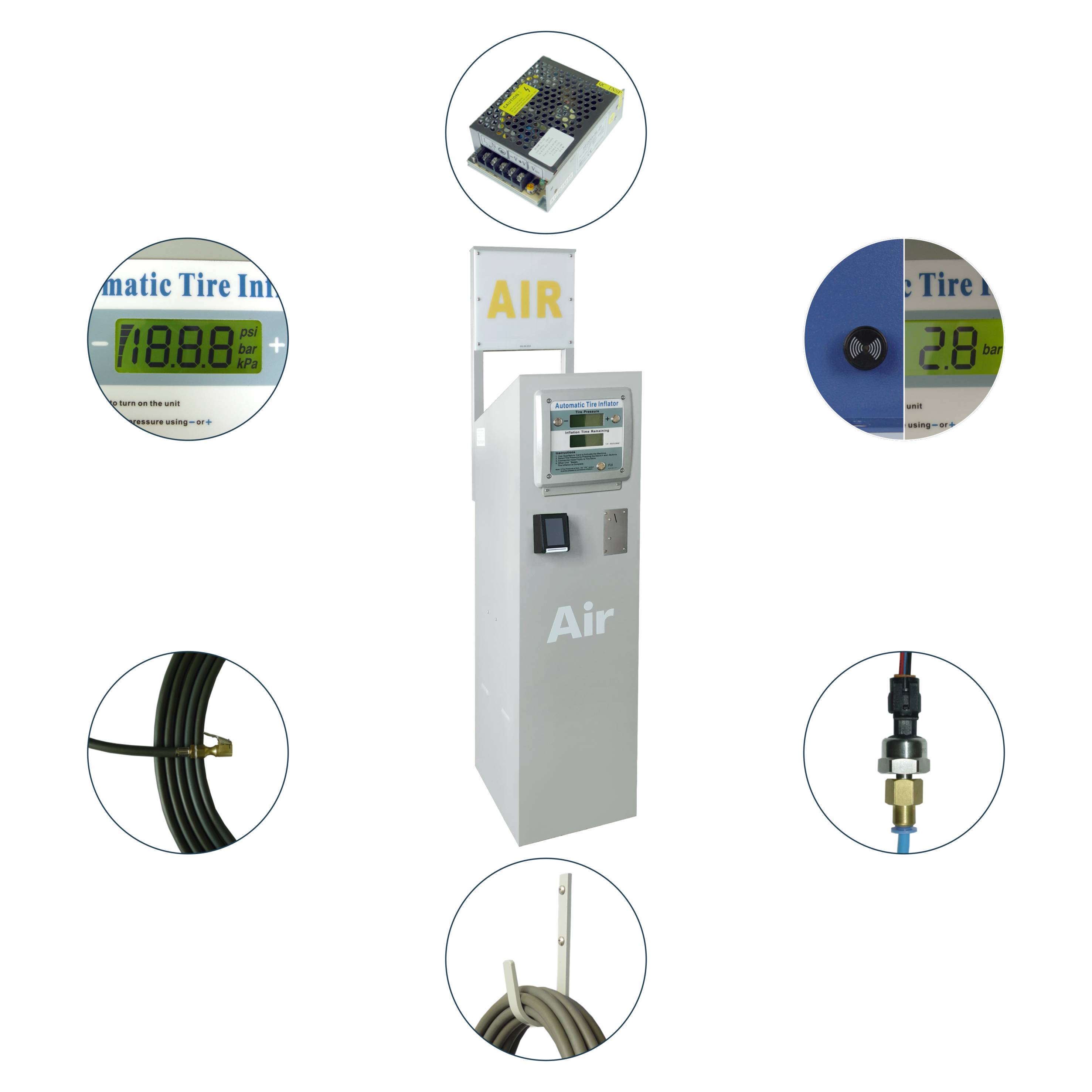 IP66 Waterproof Dual Cylinder  - đánh giá và giá Tire Pressure Monitor
