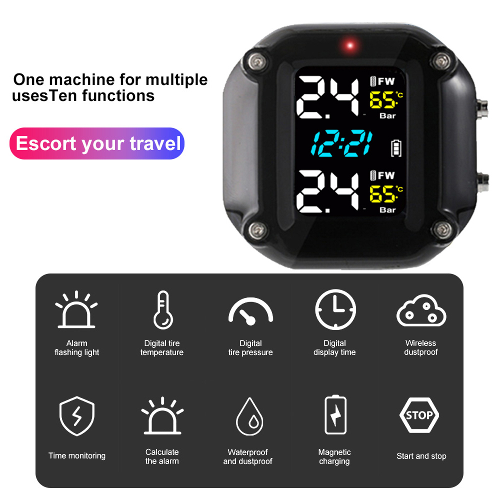 Motorcycle Tire Pressure Senso - đánh giá và giá Tire Pressure Monitor