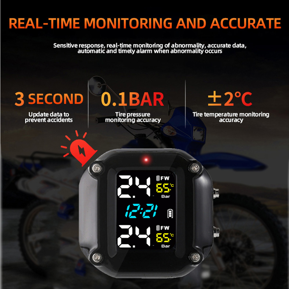Motorcycle Tire Pressure Senso - đánh giá và giá Tire Pressure Monitor