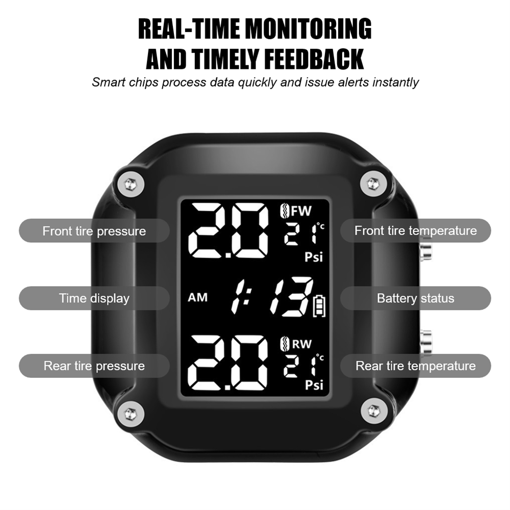 Motorbike TPMS With QC 3.0 Fas - đánh giá và giá Tire Pressure Monitor
