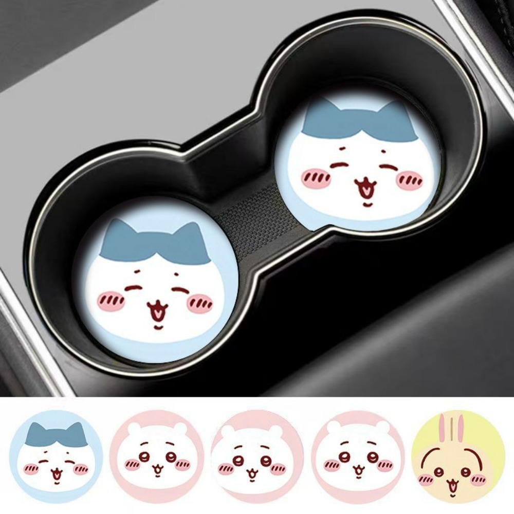 2pcs Chiikawa Car Anti Slip Cu - đánh giá và giá Car Accessories Useful