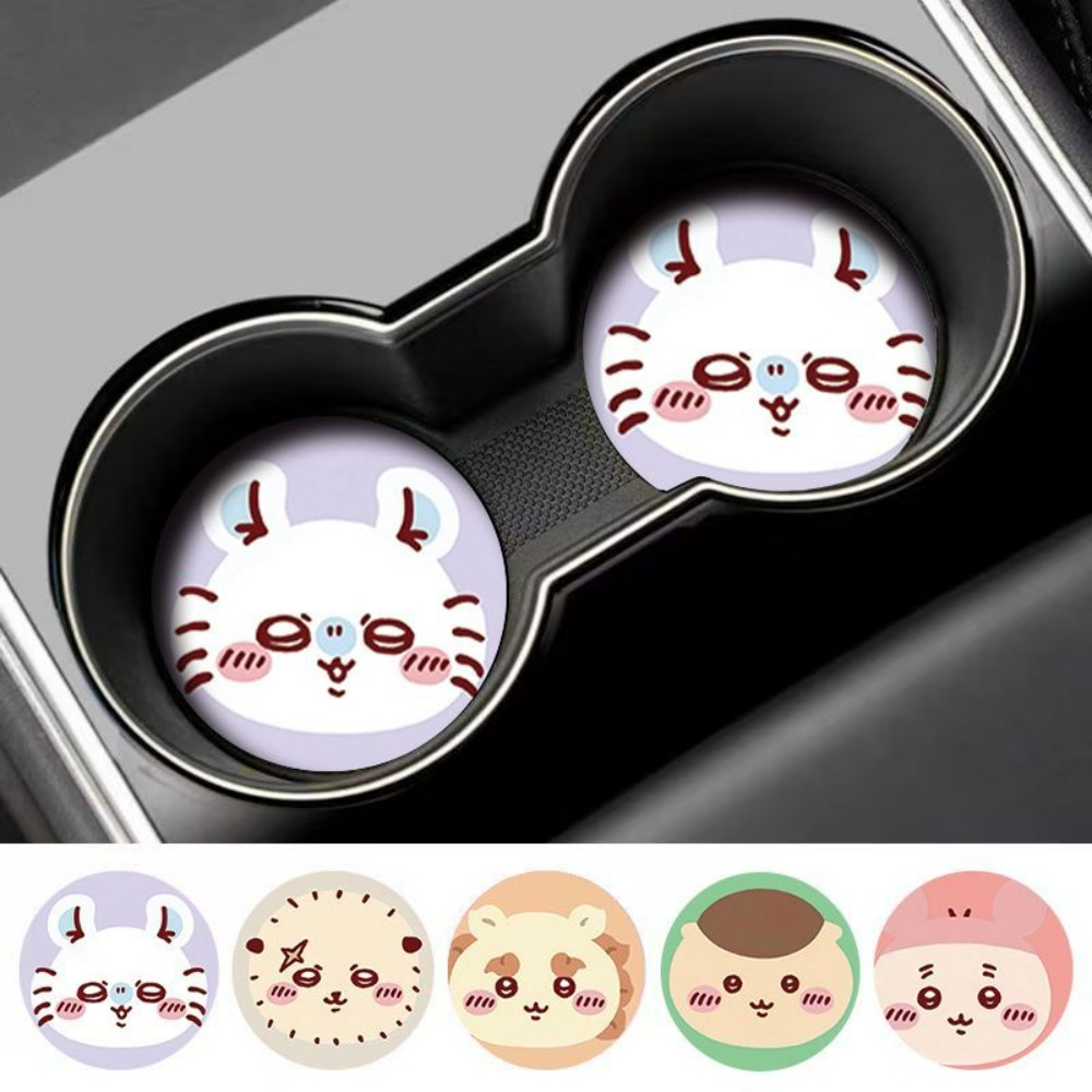 2pcs Chiikawa Car Anti Slip Cu - đánh giá và giá Car Accessories Useful