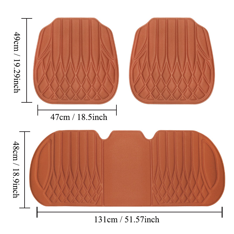 Universal 3 Pieces Car Latex S - đánh giá và giá Car Seat Cushion Memory Foam