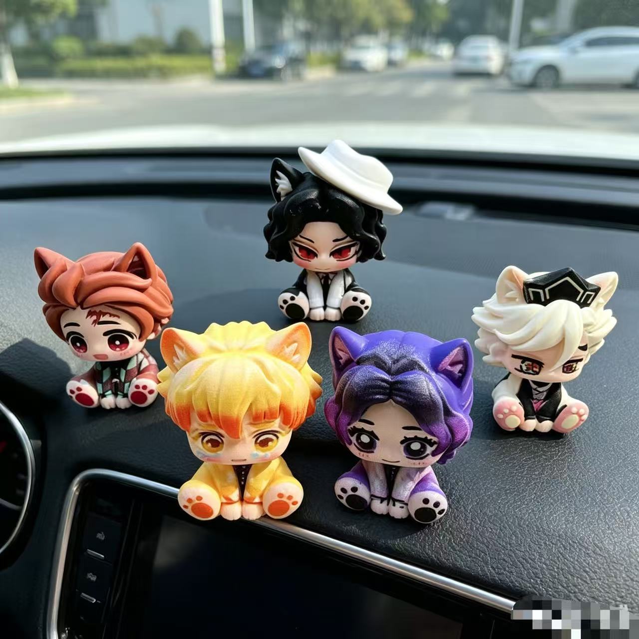 Demon Slayer Cute Chibi Figuri - đánh giá và giá Car Accessories Etsy