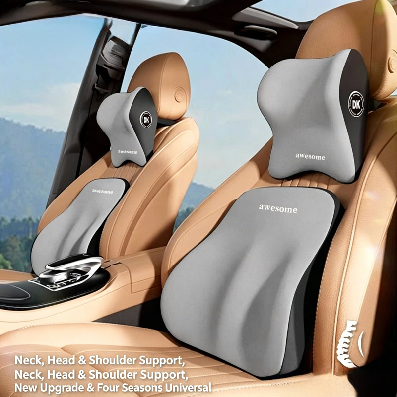 Car Neck Pillow & Lumbar Suppo - đánh giá và giá Car Seat Cushion Memory Foam