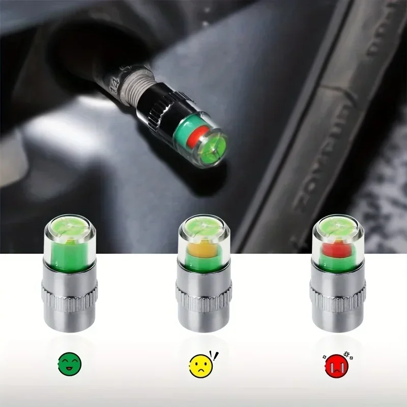 4/8PCS Car Tire Valve Caps wit - đánh giá và giá Tire Pressure Monitor