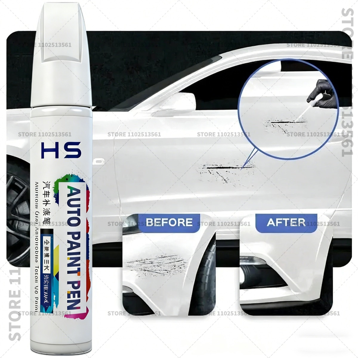 Car Touch Up Paint Pen Quick R - đánh giá và giá Car Scratch Remover Pen