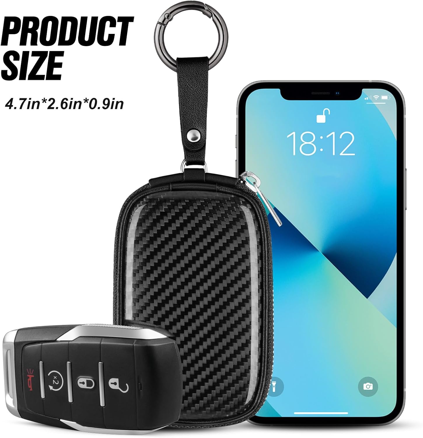 Carbon Fiber Universal Key Fob - đánh giá và giá Car Key Signal Blocker