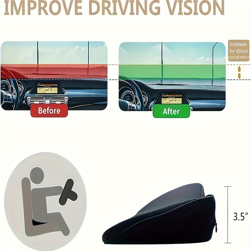2-in-1 Car Seat Cushion Lumbar - đánh giá và giá Car Seat Cushion Memory Foam